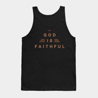 God is Faithful Tank Top